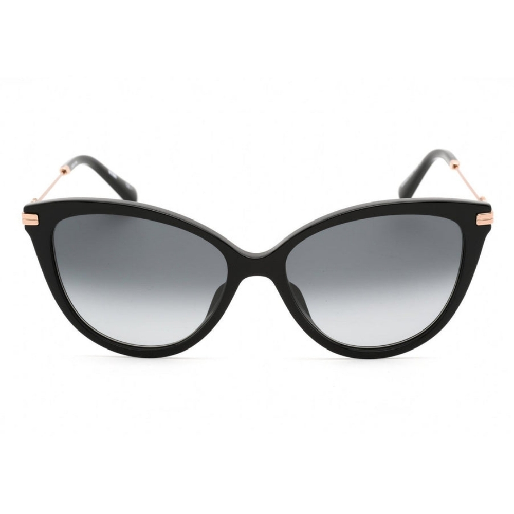MOSCHINO- MOS069/S SUNGLASSES BLACK / GREY WOMEN'S - Picture 5 of 9
